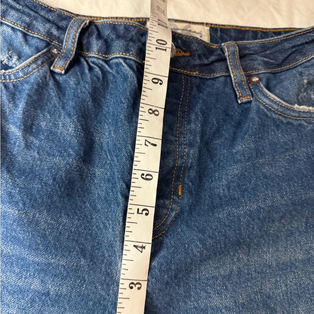 FREE PEOPLE WE THE FREE CRVY Curvy Misfit Flare‎ Jeans Medium Denim 26 - Picture 11 of 14